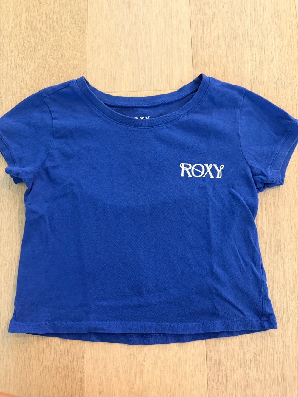 Roxy Kids Royal Blue Short Sleeve Logo Tee